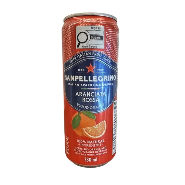 San Pellegrino Aranciata Rossa.