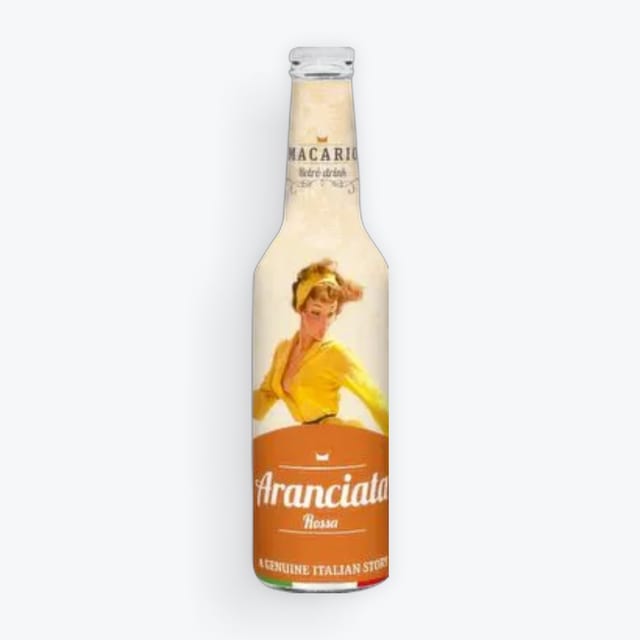 Aranciata Soda Macario.