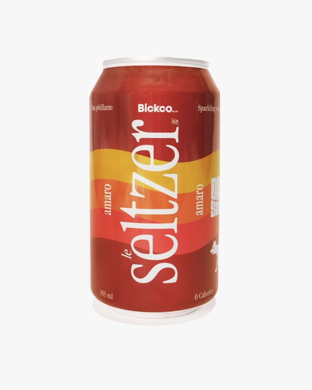 Le Seltzer Amaro.